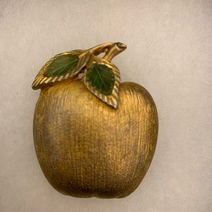 Vintage Peri Apple Brooch